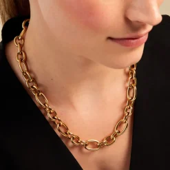 Online Histoire d'Or Collier Oasia Acier Jaune