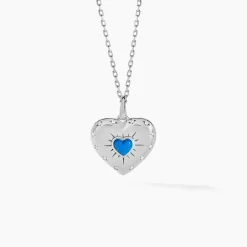 Histoire d'Or Collier Ocean Argent Blanc Turquoise Oxyde De Zirconium* Colliers|Colliers