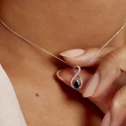 Histoire d'Or Collier Odessa Or Blanc Saphir Diamant* Colliers|Colliers