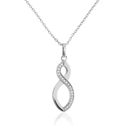 Outlet Histoire d'Or Collier Odile Argent Blanc Oxyde De Zirconium
