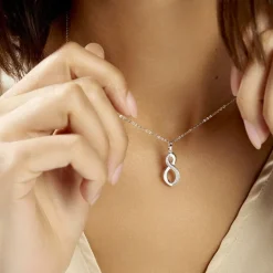 Outlet Histoire d'Or Collier Odile Argent Blanc Oxyde De Zirconium