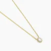New Histoire d'Or Collier Oliviane Argent Jaune Oxyde De Zirconium