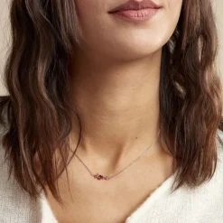 Histoire d'Or Collier Olufe Argent Rose Oxyde De Zirconium* Colliers|Colliers