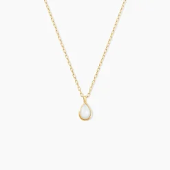 Hot Histoire d'Or Collier Ondée Or Jaune Nacre