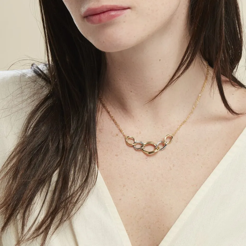 Histoire d'Or Collier Or Bicolore Acanthus* Colliers|Colliers