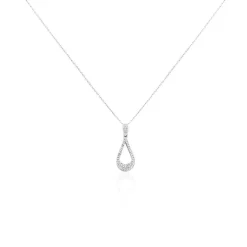 Histoire d'Or Collier Or Blanc Abilene Diamants* Colliers|Colliers