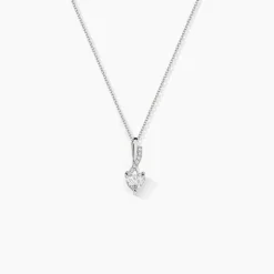 Histoire d'Or Collier Or Blanc Alethea Diamants Synthétiques* Colliers|Colliers