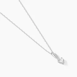 Histoire d'Or Collier Or Blanc Alethea Diamants Synthétiques* Colliers|Colliers