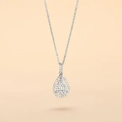 Histoire d'Or Collier Or Blanc Diamant* Colliers|Sautoirs