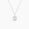 Histoire d'Or Collier Or Blanc Goulven Oxyde De Zirconium* Colliers|Colliers