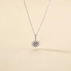 Hot Histoire d'Or Collier Or Blanc Kristel Oxydes De Zirconium