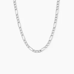 Histoire d'Or Collier Or Blanc Maille Alternée 1/3* Colliers|Colliers