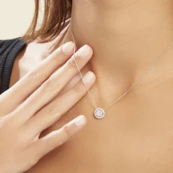 Histoire d'Or Collier Or Blanc Nawra Diamants Synthétiques* Colliers|Colliers