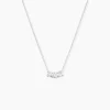 Outlet Histoire d'Or Collier Or Blanc Neely Diamants Synthétiques