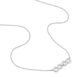 Sale Histoire d'Or Collier Or Blanc Oxyde De Zirconium