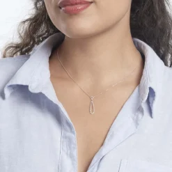 Histoire d'Or Collier Or Blanc Peregrina Diamants* Colliers|Colliers