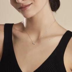 Outlet Histoire d'Or Collier Or Blanc Sabine Diamants