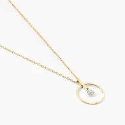 Hot Histoire d'Or Collier Or Jaune Adrienn Diamants