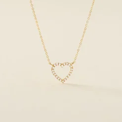 Histoire d'Or Collier Or Jaune Ansel Oxyde De Zirconium