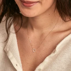 Histoire d'Or Collier Or Jaune Ansel Oxyde De Zirconium