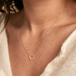 Histoire d'Or Collier Or Jaune Ansel Oxyde De Zirconium