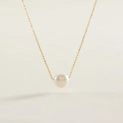 Discount Histoire d'Or Collier Or Jaune Bibimo Perle De Culture