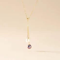 Online Histoire d'Or Collier Or Jaune Brayann Perles De Culture