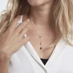 Online Histoire d'Or Collier Or Jaune Brayann Perles De Culture