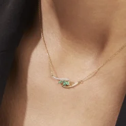 Histoire d'Or Collier Or Jaune Caetlin Emeraude Diamants* Colliers|Colliers