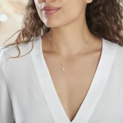 Histoire d'Or Collier Or Jaune Cagiris Oxydes Et Perle De Culture* Colliers|Colliers