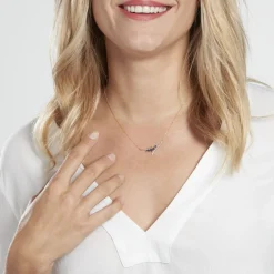 Sale Histoire d'Or Collier Or Jaune Carl Saphirs Diamants