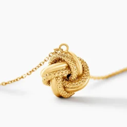 New Histoire d'Or Collier Or Jaune Carlina