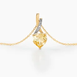 Histoire d'Or Collier Or Jaune Clothilde Citrine* Colliers|Colliers