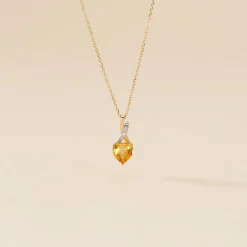 Histoire d'Or Collier Or Jaune Clothilde Citrine* Colliers|Colliers