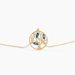 Histoire d'Or Collier Or Jaune Elsebein Saphirs* Colliers|Colliers