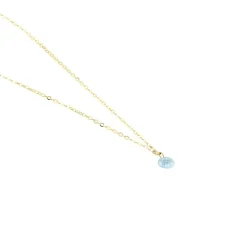 Histoire d'Or Collier Or Jaune Emilee Oxyde De Zirconium or jaune oxyde azur