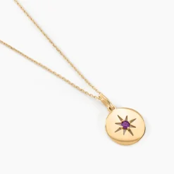 Histoire d'Or Collier Or Jaune Evening Star Amethyste* Colliers|Colliers