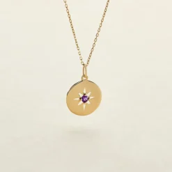 Histoire d'Or Collier Or Jaune Evening Star Amethyste* Colliers|Colliers