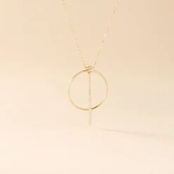 Best Histoire d'Or Collier Or Jaune Guda Oxyde De Zirconium