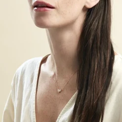 Discount Histoire d'Or Collier Or Jaune Isidor Oxydes De Zirconium