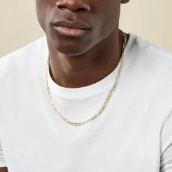 Histoire d'Or Collier Or Jaune Maille Alternée 1/3* Colliers|Colliers