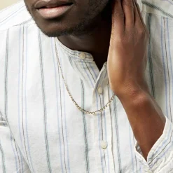 Histoire d'Or Collier Or Jaune Maille Alternée 1/3* Colliers|Colliers