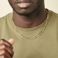 Histoire d'Or Collier Or Jaune Maille Alternée* Colliers|Colliers