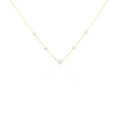 Histoire d'Or Collier Or Jaune Yolanda Perles De Culture* Colliers|Colliers