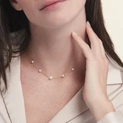 Histoire d'Or Collier Or Jaune Yolanda Perles De Culture* Colliers|Colliers