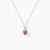 Histoire d'Or Collier Or Rose Clothilde Rhodolite* Colliers|Sautoirs