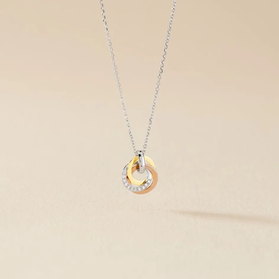 Hot Histoire d'Or Collier Or Tricolore Vanadissa Diamants