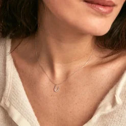 Histoire d'Or Collier Oran Or Blanc Diamant* Colliers|Colliers