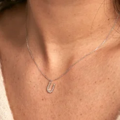 Histoire d'Or Collier Oran Or Blanc Diamant* Colliers|Colliers