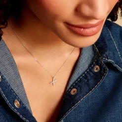 Histoire d'Or Collier Oran Or Blanc Diamant* Colliers|Colliers